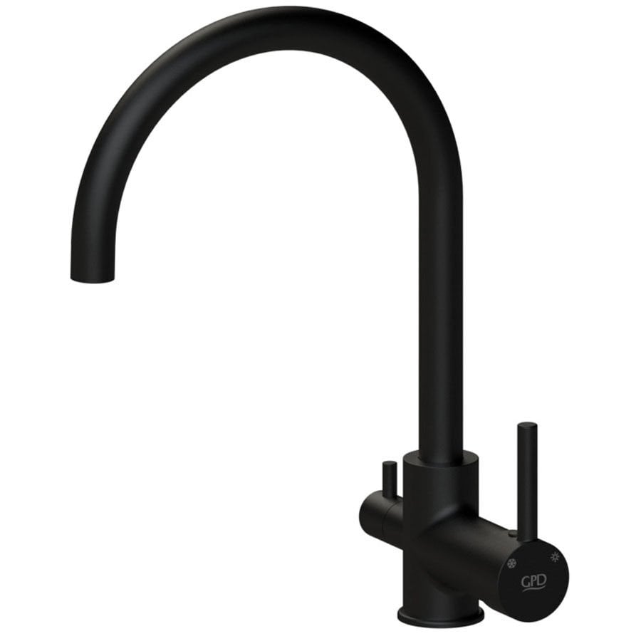 GPD Espina Arıtma Çıkışlı Eviye Bataryası (Siyah)