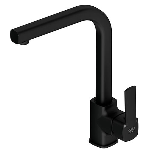 GPD MTE160-S Pedra Tek Gövde Eviye Bataryası (Siyah)