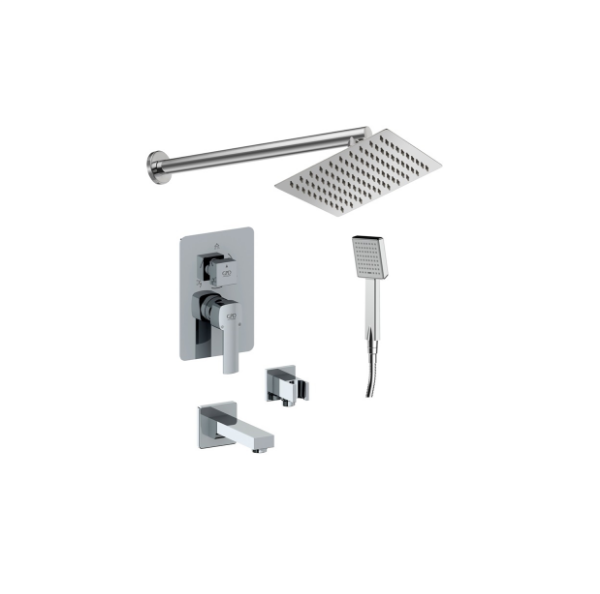 GPD BNS05 Pedra Çevirmeli Ankastre Duş Seti (3 Yollu)