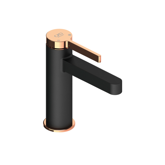 GPD MLB165-S-R Gildo Lavabo Bataryası (Siyah - Rose Gold)